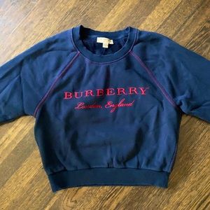Burberry cropped sweatshirt